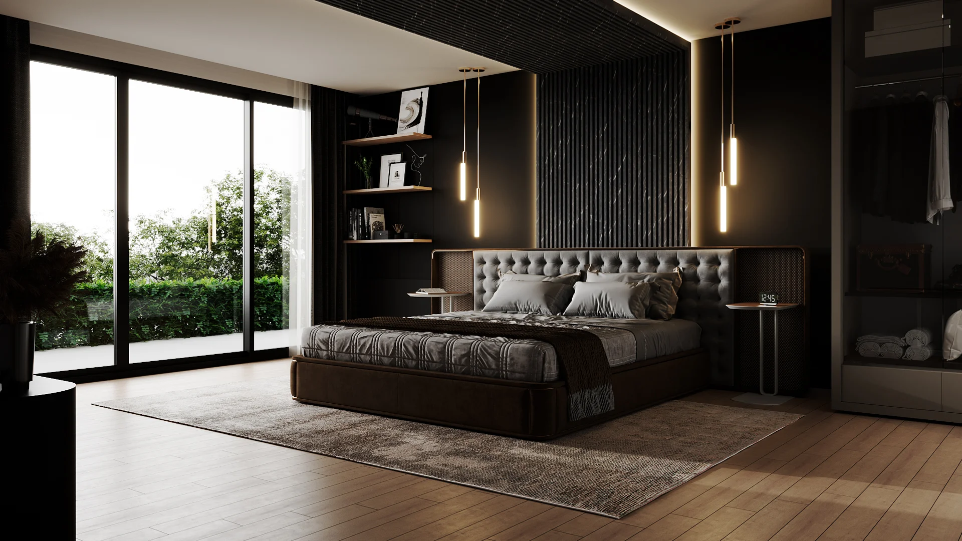 ClickLock (Square) Marble Nero Marguina (Glossy)