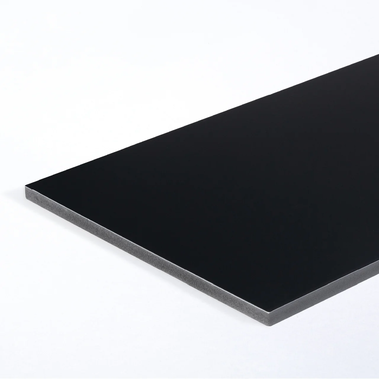 แผ่นตกแต่งผนังภายใน WPC รุ่น Flexiboard (Panel Board) Solid Black Onyx