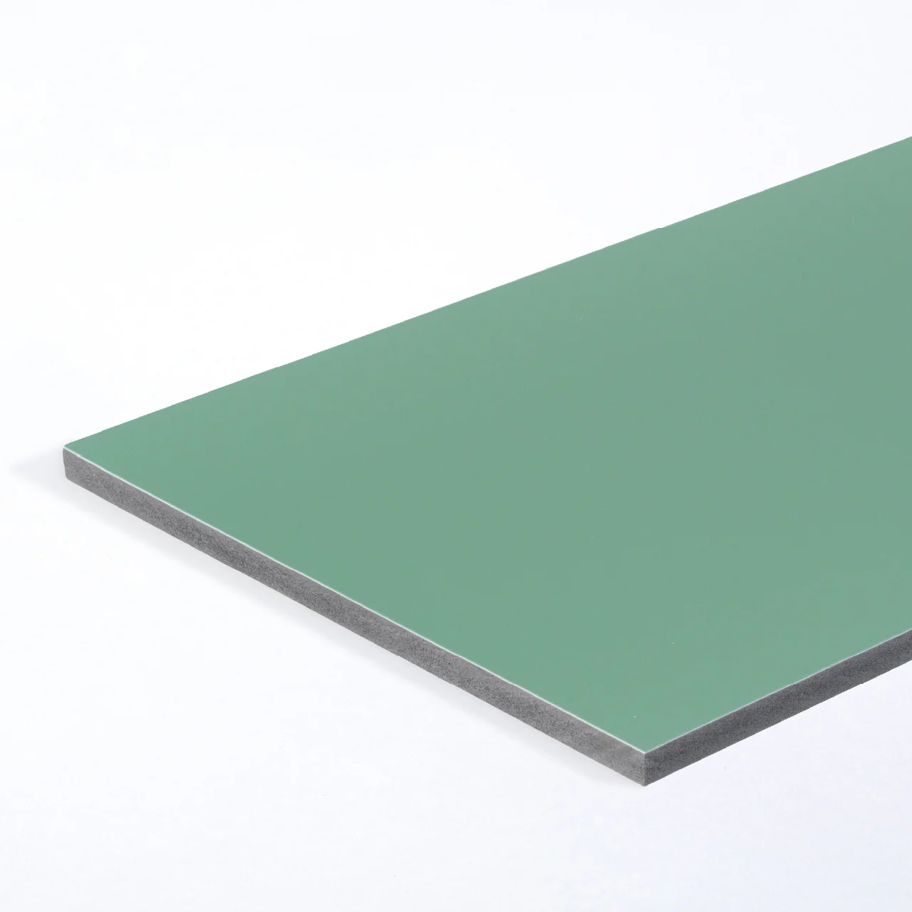 แผ่นตกแต่งผนังภายใน WPC รุ่น Flexiboard (Panel Board) Solid Frosty Green