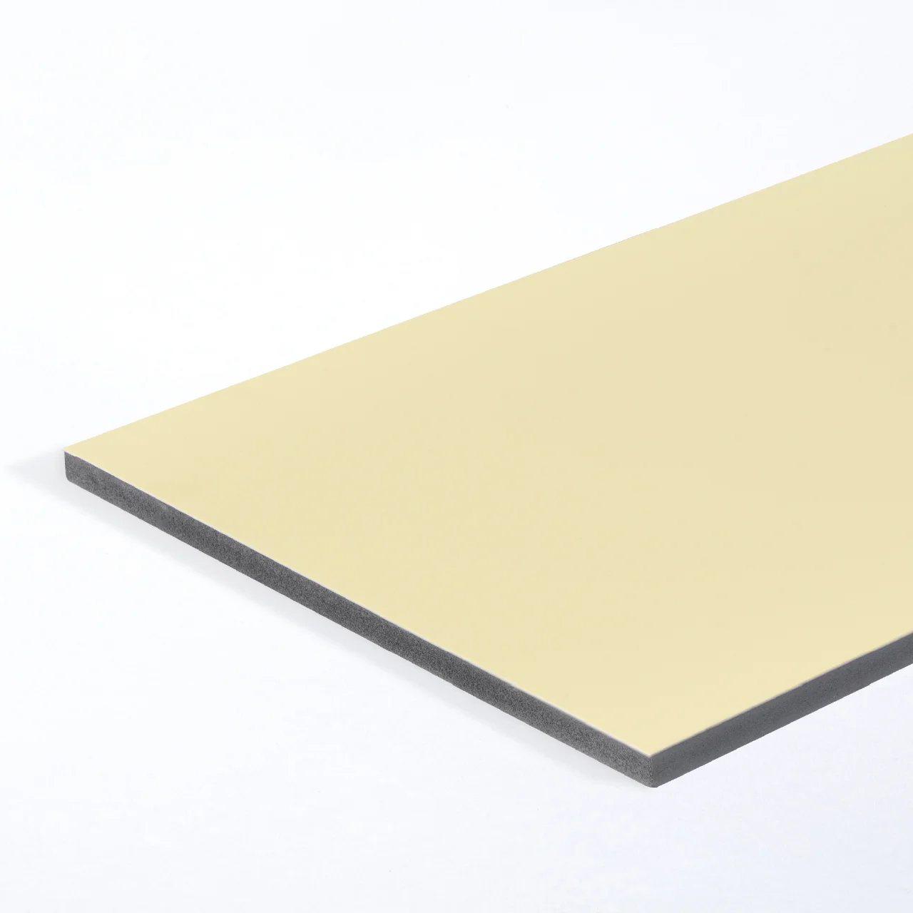 แผ่นตกแต่งผนังภายใน WPC รุ่น Flexiboard (Panel Board) Solid Yellow Cream