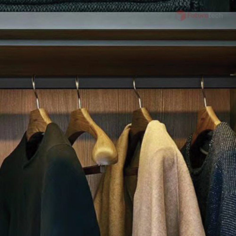 หูรับราวแบบเหลี่ยมโค้งมน สีดำ (ราคาต่อคู่)