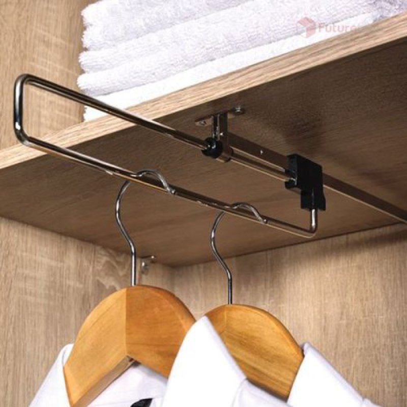 ราวแขวนเสื้อผ้า เลื่อนได้ Clothes Hanger Holder