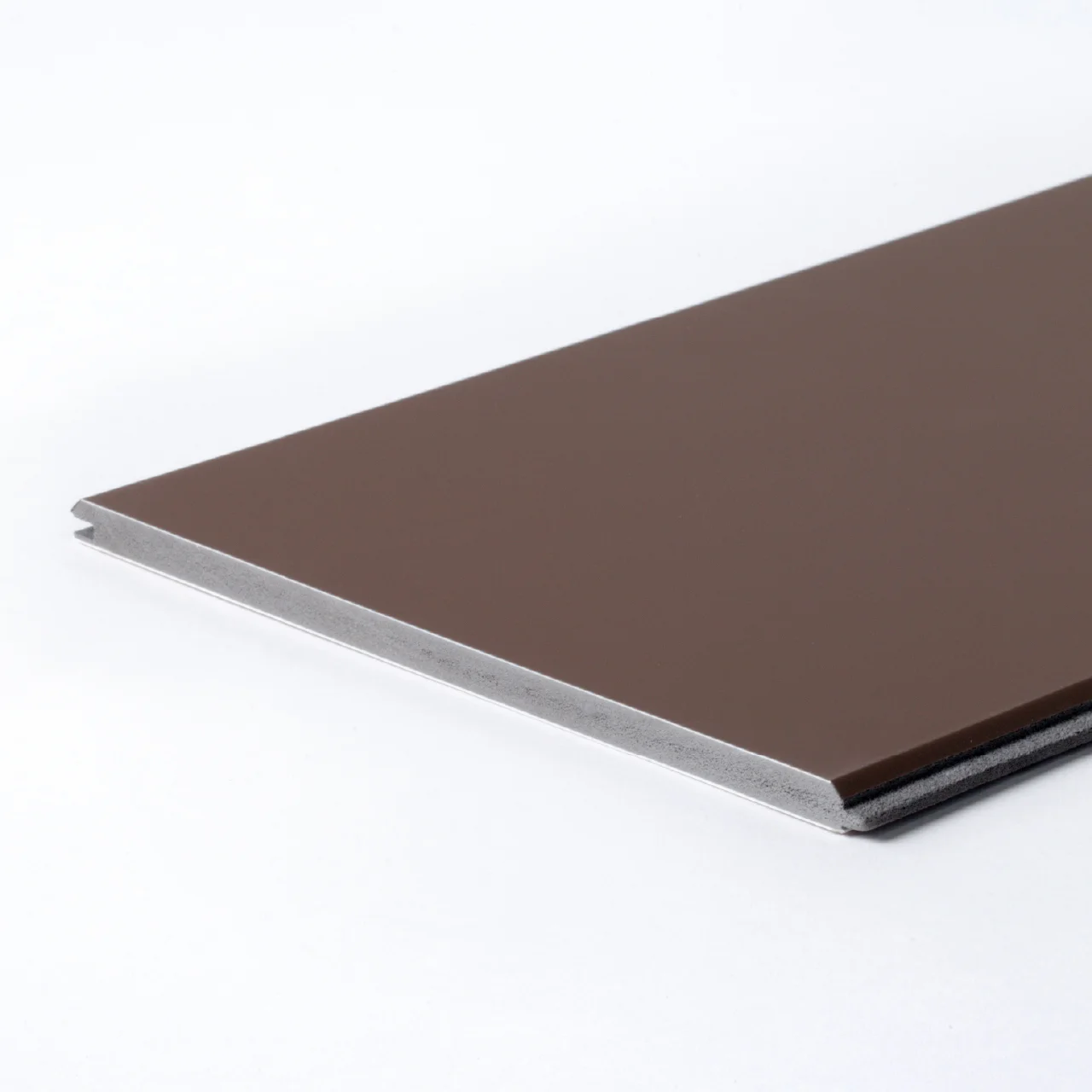 ClickLock (Flat – Model V) Solid Chocolate Plum