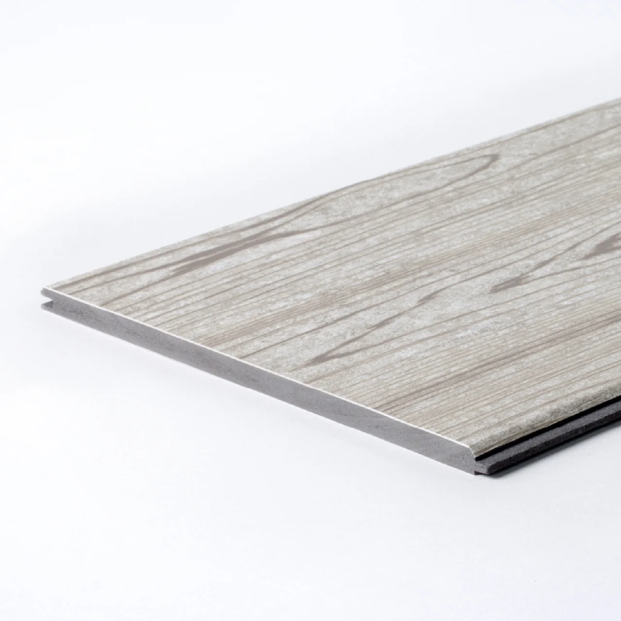 ผนังไม้เทียม รุ่น ClickLock (Flat – Model V) Wood Silver Vein
