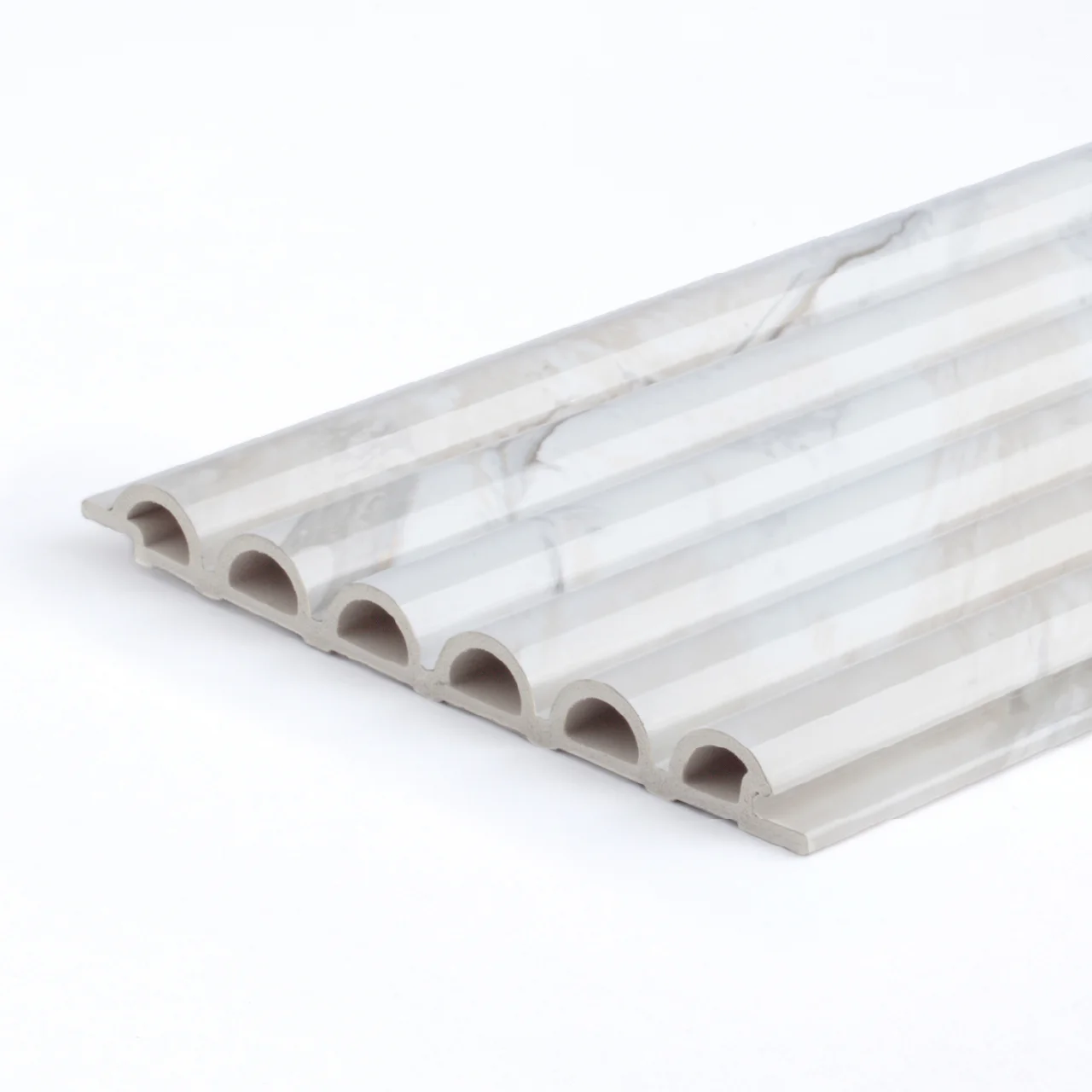 ClickLock (Round) Marble White Carrara (Glossy)