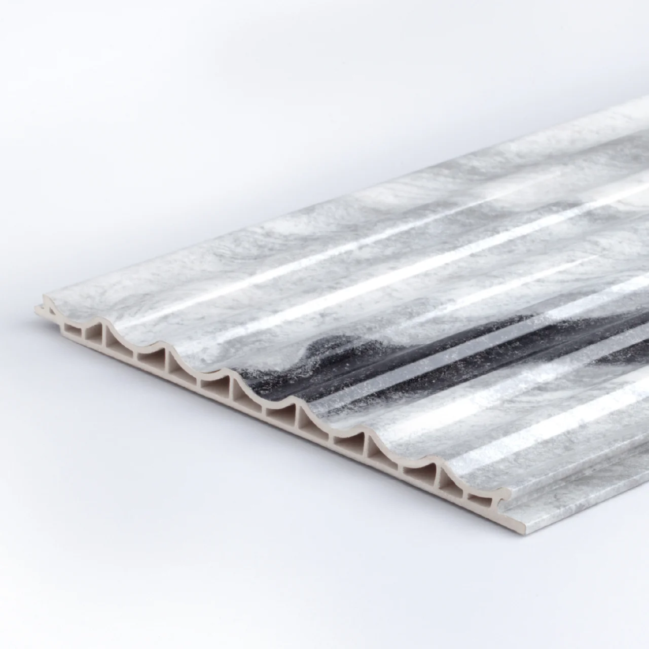 ClickLock (Wave) Marble Panda White (Glossy)