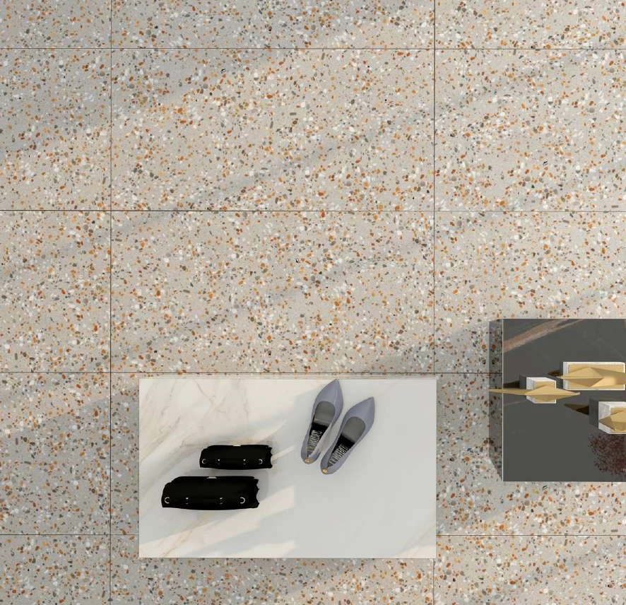 กระเบื้อง พื้น DAUGRES 60x60cm GRAVEL STONE GREYBG60D13SL