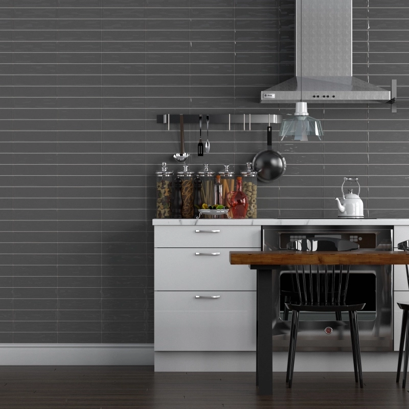 กระเบื้อง ผนัง GRAND VIVA 6.5x26.6cm SOLID SUBWAY D.GR GL DMG-2610