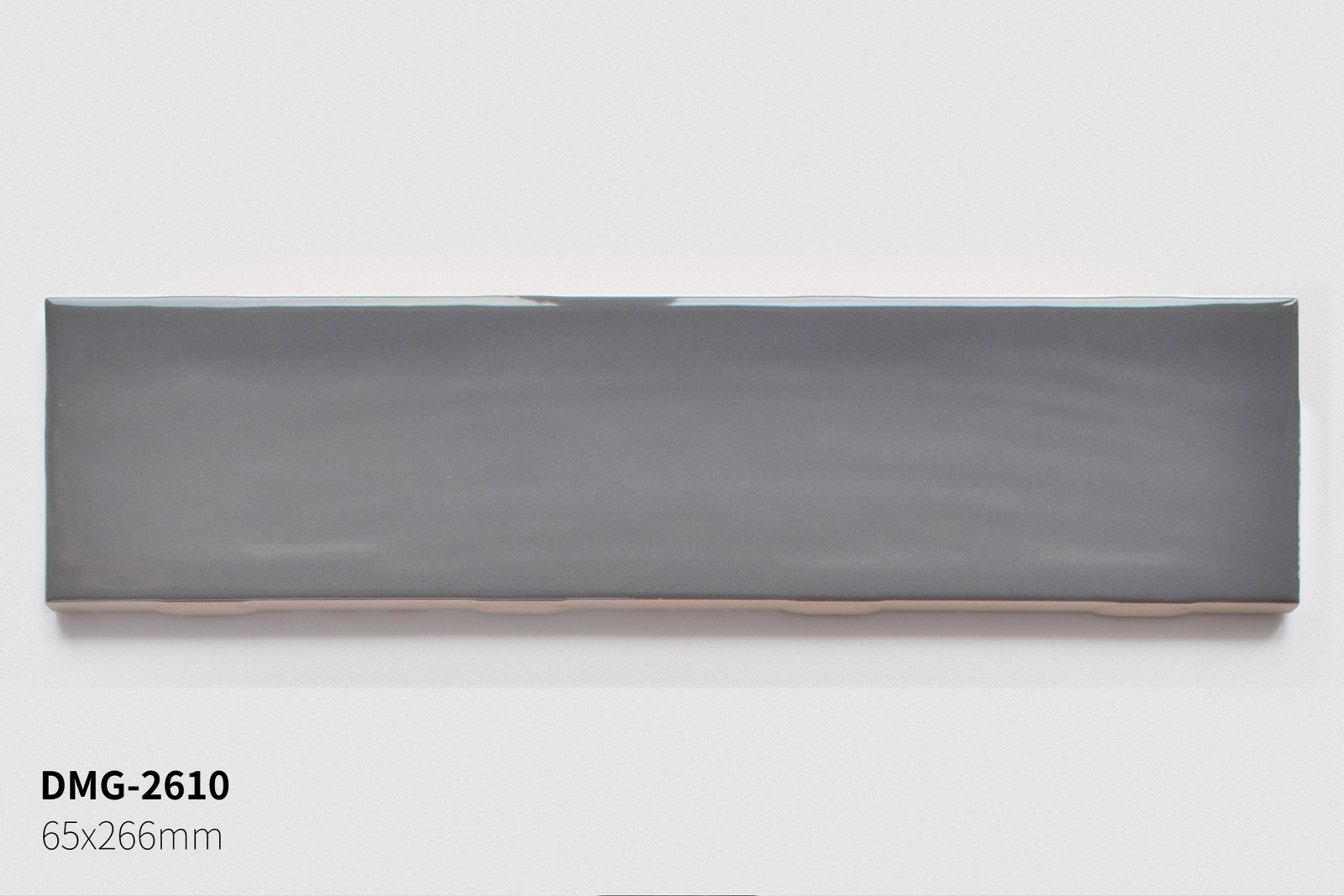 กระเบื้อง ผนัง GRAND VIVA 6.5x26.6cm SOLID SUBWAY D.GR GL DMG-2610