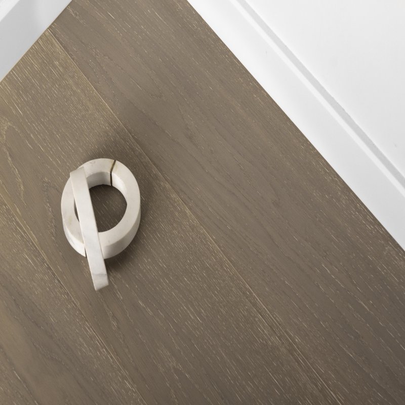 Engineered Wood Flooring  (Multi Layers) : Vintage Grey White Grain Brush