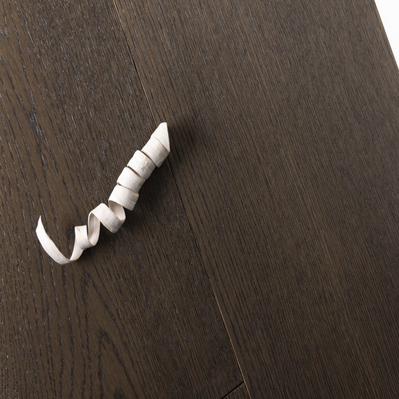 Engineered Wood Flooring  (Multi Layers) : Brown Grey Brush 