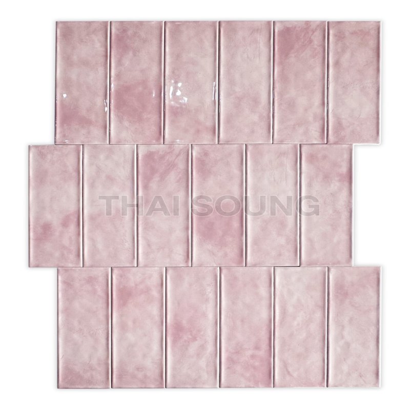 ROME SUBWAY PINK GLOSSY RAN16 10x30