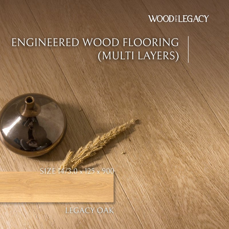 Engineered Wood Flooring  (Multi Layers) : Legacy Oak