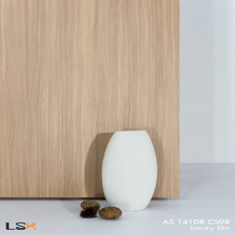 แผ่นลามิเนต สี Luxury Elm ผิวไม้