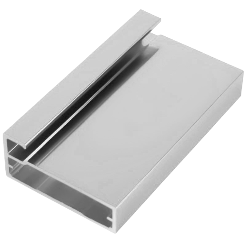 บานเฟรมอลูมิเนียม รุ่นกรอบเฟรมข้างกว้าง 45 มม. สี Gloss Silver